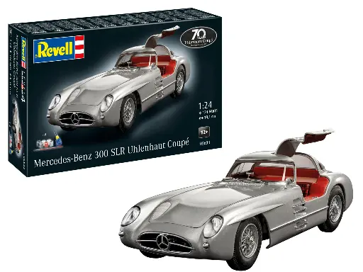 [ RE05633 ] Revell Gift-Set Mercedes-Benz 300 SLR Uhlenhaut Coupé 70th Anniversary - 1/24