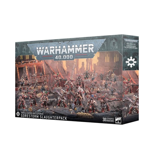 [ GW67-04 ] WORLD EATERS BATTLEFORCE: GORESTORM SLAUGHTERPACK (Leverbaar vanaf 10/5)