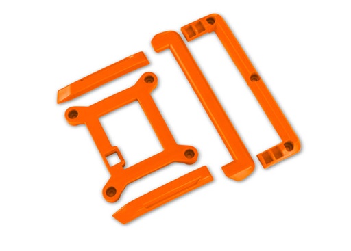 [ TRX-10717-ORNG ]  Skid plate (roof)/ tailgate protector (orange)/ mounts (2)/ 3x8mm BCS (7) (fits #10711 body) - TRX10717-ORNG