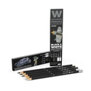 [ AK10039 ] Ak-interactive weathering pencil set black & white