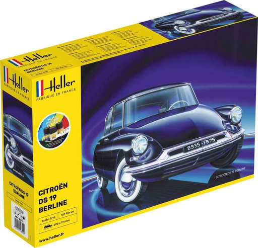 [ HEL56795 ] Heller Starter Kit Citroën DS 19 Berline 1/16 