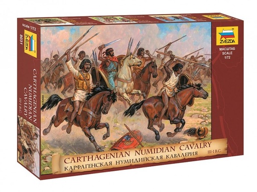 [ ZVE8031 ] Zvezda Carthagenian Numidian Cavalry 1/72
