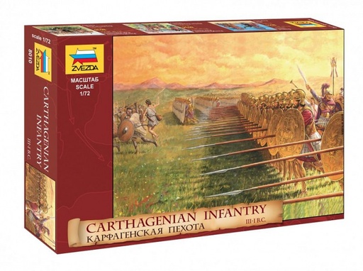 [ ZVE8010 ] Zvezda Carthagenian Infantry 1/72
