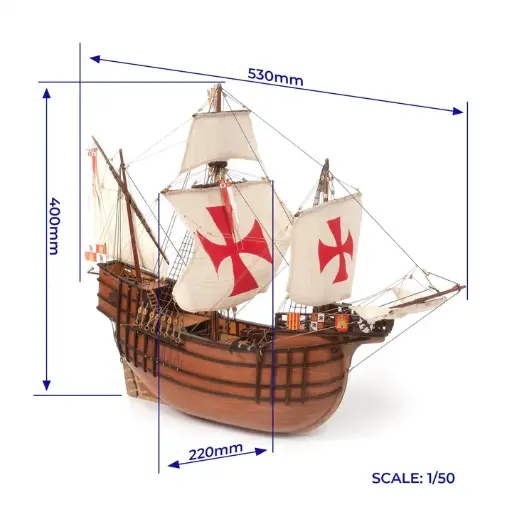 [ OCCRE12010 ] Occre Santa Maria 1/50
