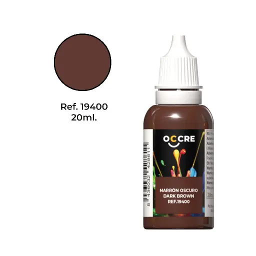 [ OCCRE19400 ] Occre Donkerbruin Acryl 20ml
