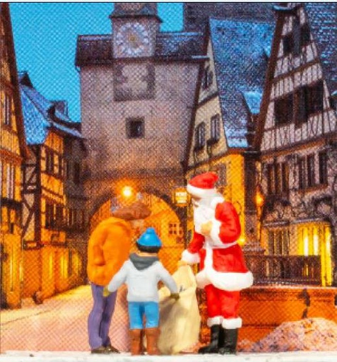 [ PRE99600 ] Preiser de kerstman 1/87 HO