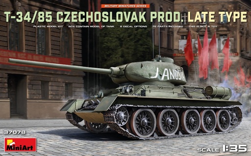 [ MINIART37078 ] Miniart T-34-85 Czechoslovak Prod. Late Type