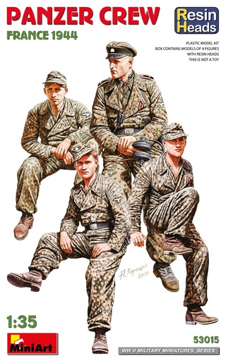 [ MINIART53015 ] Panzer crew France 1944  1/35