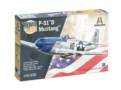 [ ITA-1484 ] Italeri P-51D Mustang Aces 1/72