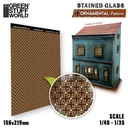 [ GSW13690 ] Green Stuff World Ornamentaal patroon glas-in-lood