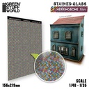 [ GSW13691 ] Green Stuff World Visgraattegels glas-in-lood