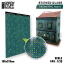 [ GSW13687 ] Green Stuff World Geometrisch patroon glas-in-lood