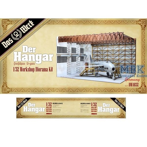[ DWA032 ] Das Werk De Hangar - diorama van een vliegtuigwerkplaats 1/32