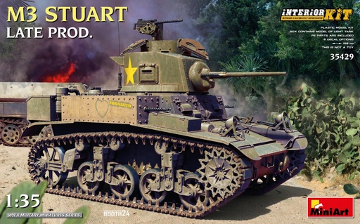 [ MINIART35429 ] M3 STUART late prod.  interior kit 1/35