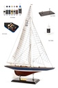 [ OCCRE12013L ] Endeavour Yacht Model  1934 America's Cup pack luxe inclusief paintset / extra  white glue/ toolset & special boat stand