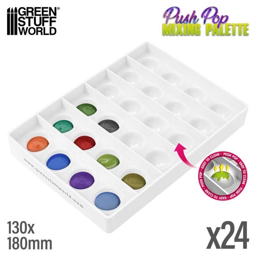 [ GSW5448 ] Green Stuff World Push Pop Mixing Palette 130x180mm 