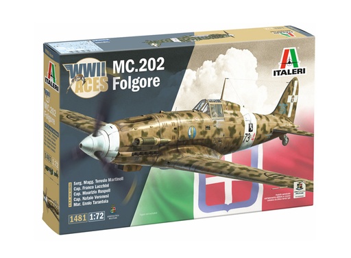 [ ITA-1481 ] Italeri MC.202 Folgore Aces 1/72