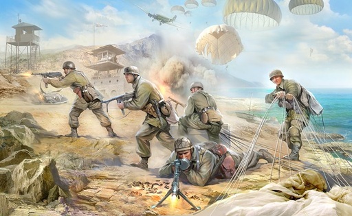 [ ZVE3628 ] Zvezda German Paratroopers 1939-1942 1/35