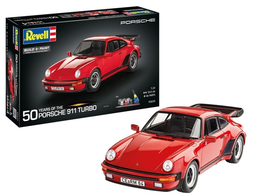 [ RE05634 ] Revell 50 Years Of The Porsche 911 Turbo 1/24
