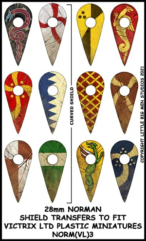 [ VICTRIXNORM(VL)3 ] Victrix Norman shield transfers design 3