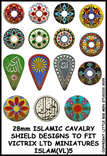 [ VICTRIXISLAM(VL)5 ] Victrix Islamic cavalry shield designs 5