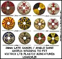 [ VICTRIXLSAX5 ] Victrix Late saxon / anglo dane shield designs 5