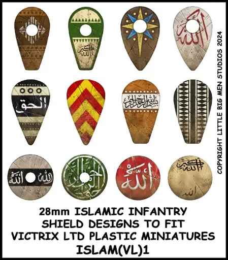 [ VICTRIXISLAM(VL)1 ] Victrix Islamic infantry shield designs 1