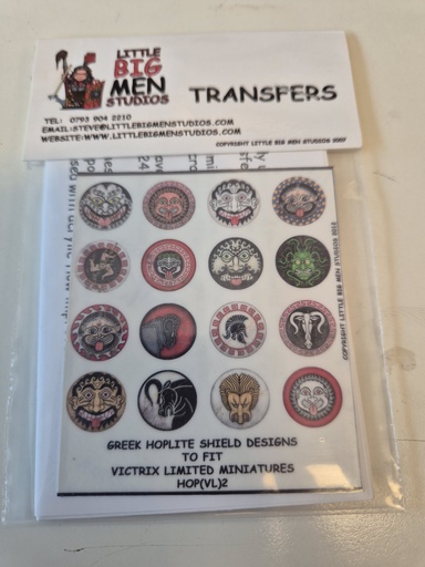 [ VICTRIXHOP(VL)2 ] Victrix Greek hoplite shield designs 2