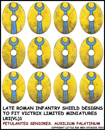 [ VICTRIXLRI(VL)1 ] Victrix late roman infantry shield designs 1