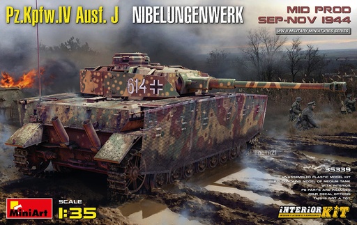[ MINIART35339 ] Pz.Kpfw.IV Ausf.J Nibelungenwerk sep-nov 1944  1/35 