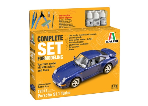 [ ITA-72013 ] Italeri Porsche 911 Turbo Complete Set 1/24