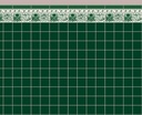 [ SAD5176 ] Streets Ahead Dollshouse Groen Tegelpapier A2