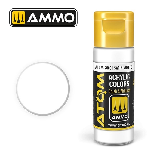 [ MIG20001 ] ATOM COLOR Satin White