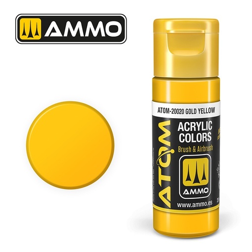 [ MIG20020 ] ATOM COLOR Gold Yellow 20ml