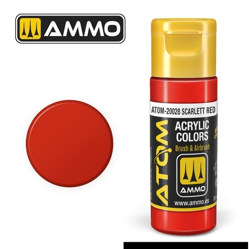 [ MIG20028 ] ATOM COLOR Scarlet Red 20ml
