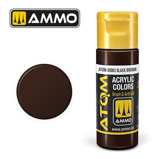 [ MIG20063 ] ATOM COLOR Black Brown
