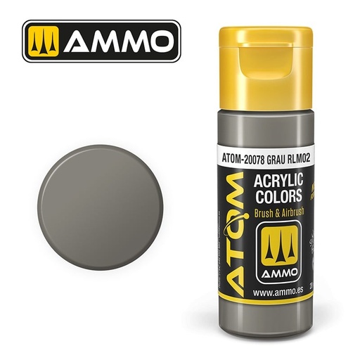 [ MIG20078 ] ATOM COLOR Grau RLM02