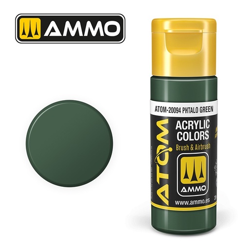 [ MIG20094 ] ATOM COLOR Phtalo green 20ml
