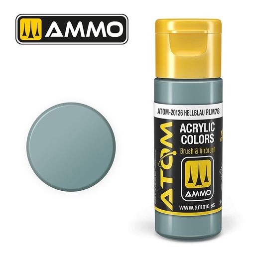 [ MIG20126 ] ATOM COLOR Hellblau RLM78 20ml