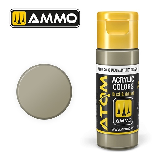 [ MIG20139 ] ATOM COLOR Nakajima Interior Green 20ml
