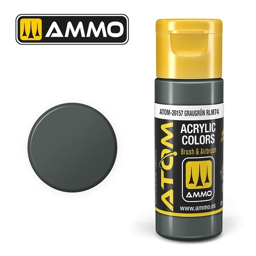 [ MIG20157 ] ATOM COLOR Graugrün RLM74 20ml