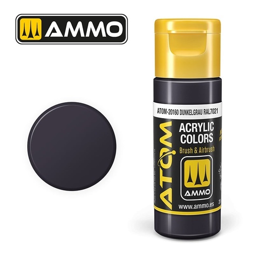 [ MIG20160 ] ATOM COLOR Dunkelgrau RAL7021 20ml