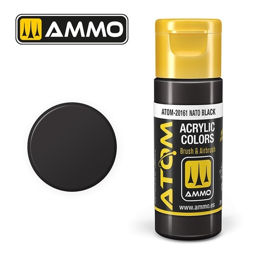 [ MIG20161 ] ATOM COLOR Nato Black 20ml