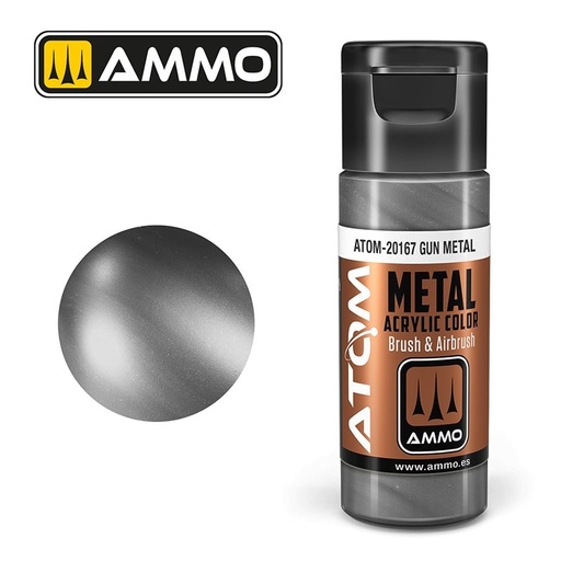 [ MIG20167 ] ATOM METALLIC Gun Metal 20ml