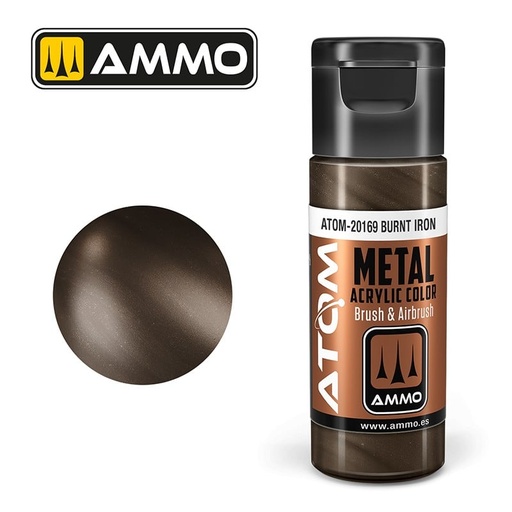 [ MIG20169 ] ATOM METALLIC Burnt Iron 20ml