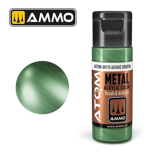 [ MIG20175 ] ATOM METALLIC Aotake Green 20ml