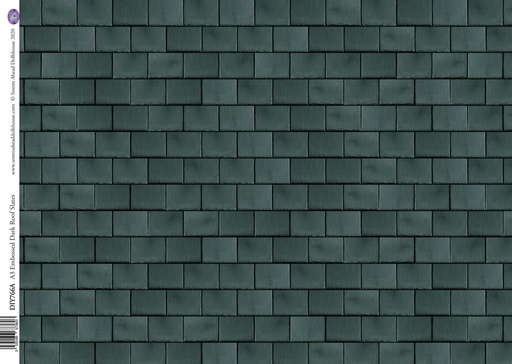 [ SADDIY766A ] Streets Ahead Dollshouse Donkere Dakleien Met Reliëf A3 30x40mm