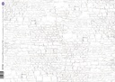 [ SADDIY798C ] Streets Ahead Dollshouse Witgekalkte Stenenmuur Met Reliëf A3 30X40MM
