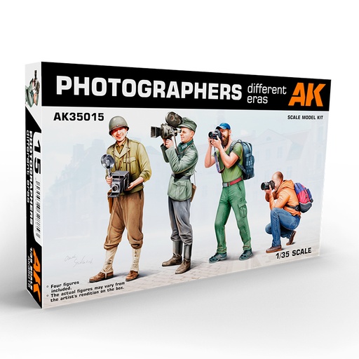 [ AK35015 ] Ak-interactive Photographers 1/35