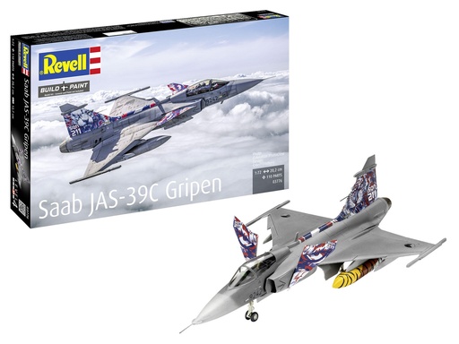 [ RE03776 ] Revell Saab JAS-39C Gripen 1/72